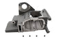 Silver Ultima 6-speed transmission case, durable metal housing for automotive performance, shown in a close-up image.