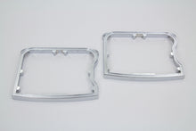 Load image into Gallery viewer, Chrome D-ring set for engine rocker box by Motorshop, featuring durable metal construction and precise fit for motorcycle engines.