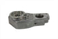 Hitachi starter housing for electrical motor by Motorshop, durable metal casing with mounting points.