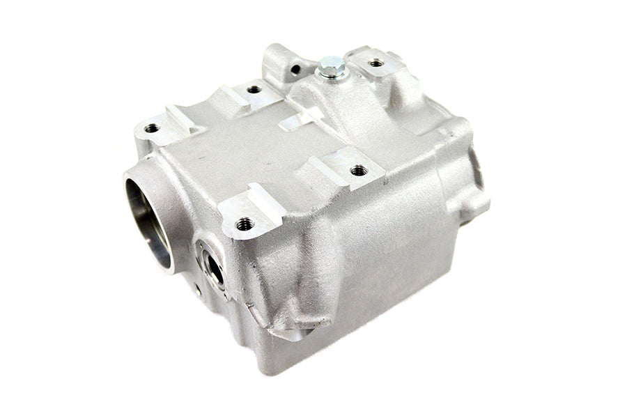Motorshop replica transmission case, automotive transmission component, detailed metal casing for vehicle repair.