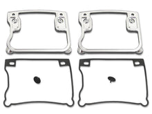 Load image into Gallery viewer, Chrome MotorShop Rocker Box Cover D-Ring Set for engine, featuring polished metal finish and detailed design.
