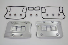 Load image into Gallery viewer, Chrome engine top rocker box cover set for motorcycles by MOTORSHOP, featuring a shiny, polished finish with detailed mounting hardware.