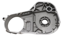 Load image into Gallery viewer, V-TWIN inner primary cover for drive line, natural finish, designed for motorcycle V-twin engines, showing the cover with mounting holes