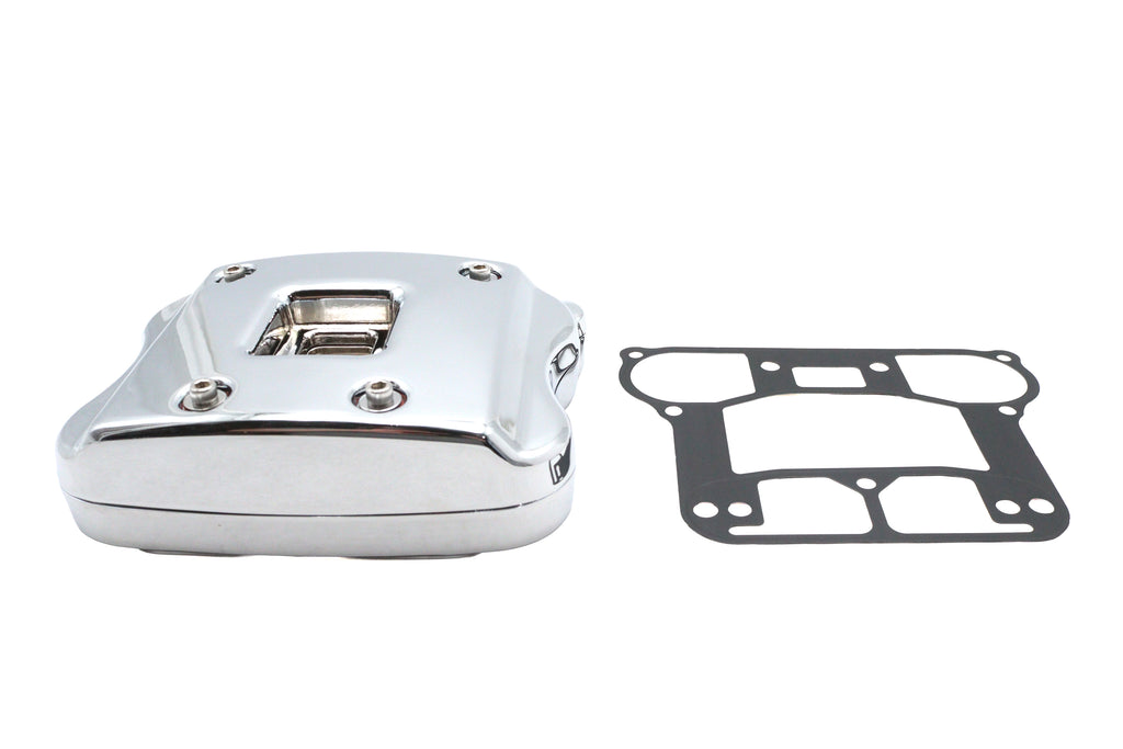 Chrome Ultima ULTIMA XL Rocker Box Set for engine, showing polished metal components and detailed design.