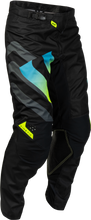 Load image into Gallery viewer, Kinetic Volt Pants Black/Grey/Teal/Yellow Sz 42
