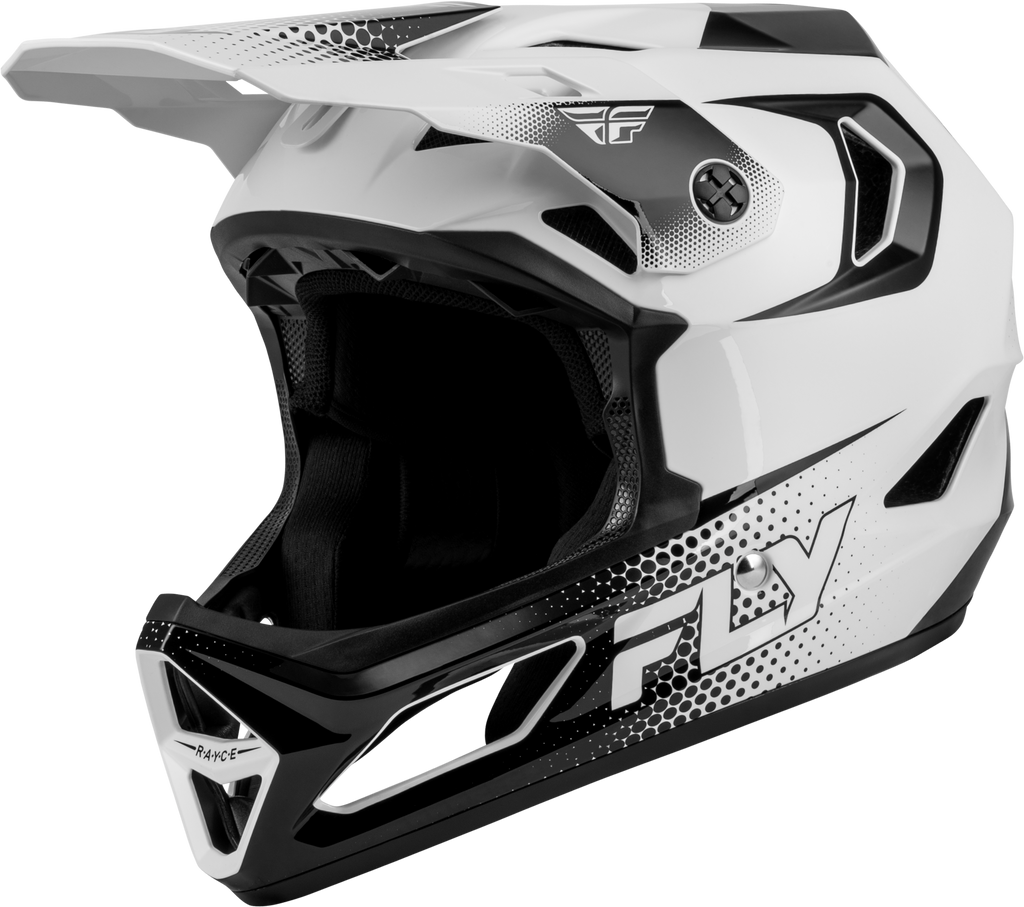 Yth Rayce Sonar Bicycle Hlmt White/Black Ys