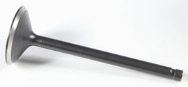 KPMI Black Diamond Exhaust Valve HD Evolution 87-99 for engine, showing the black coated metal valve with detailed structure.