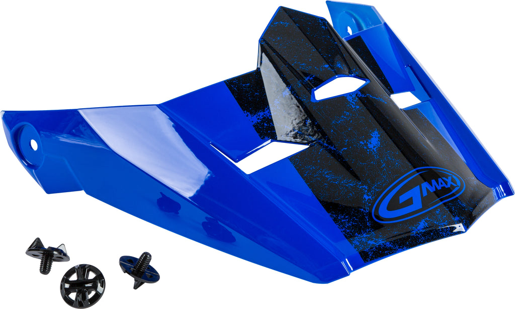 Visor W/Screws Dominant Mx 46 Blue/Black/White Md 2x