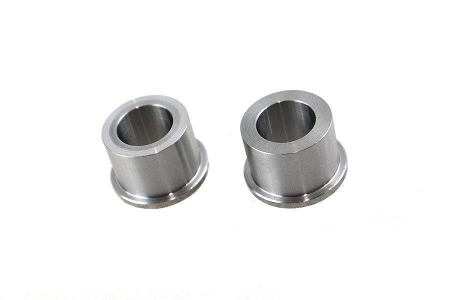 V-TWIN zinc plated cast wheel spacer set for wheel and tire applications, showing the spacer components and finish.
