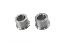 Load image into Gallery viewer, V-TWIN zinc plated cast wheel spacer set for wheel and tire applications, showing the spacer components and finish.