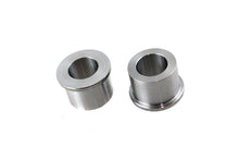 Load image into Gallery viewer, V-TWIN zinc plated cast wheel spacer set for wheel and tire, showing evenly coated metal spacers on a clean background.