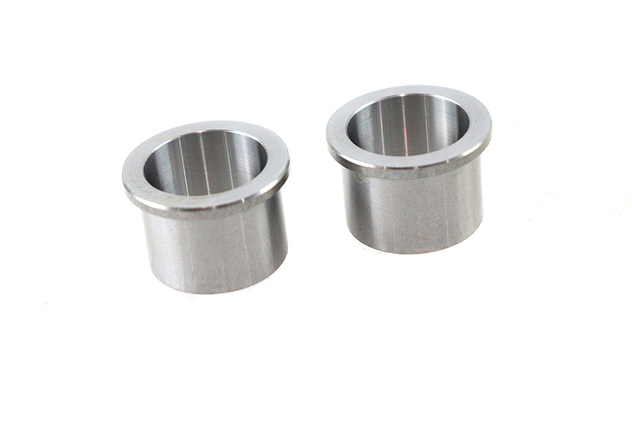 V-TWIN zinc plated cast wheel spacer set for wheel and tire applications, showing metal spacers with bolt holes.