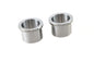 V-TWIN zinc plated cast wheel spacer set for wheel and tire applications, showing metal spacers with bolt holes.