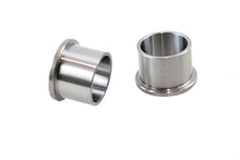 Load image into Gallery viewer, V-TWIN zinc plated cast wheel spacer set for wheel and tire, showing metal spacers and mounting hardware.