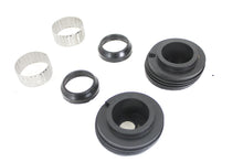 Load image into Gallery viewer, V-Twin Swingarm Bushing Set for motorcycle chassis, showing metal bushings and installation details in the image.