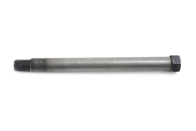 V-TWIN Swingarm Self-Tapping Pivot Bolt for chassis, raw metal finish, designed for motorcycle swingarm assembly.