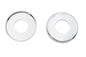 V-Twin Swingarm Pivot Bolt Dust Shield Set for motorcycle chassis, showing protective dust shields on pivot bolts.