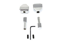 Load image into Gallery viewer, Chrome Rear Axle Adjuster Cap Set Pyramid Style