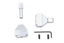Load image into Gallery viewer, Chrome Rear Axle Adjuster Cap Set Pyramid Style