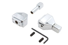Load image into Gallery viewer, Chrome Rear Axle Adjuster Cap Set Pyramid Style