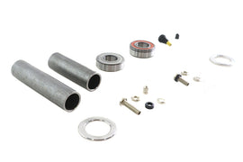 OE front wheel hub bearing rebuild kit for wheel and tire, includes bearings and components for vehicle maintenance.