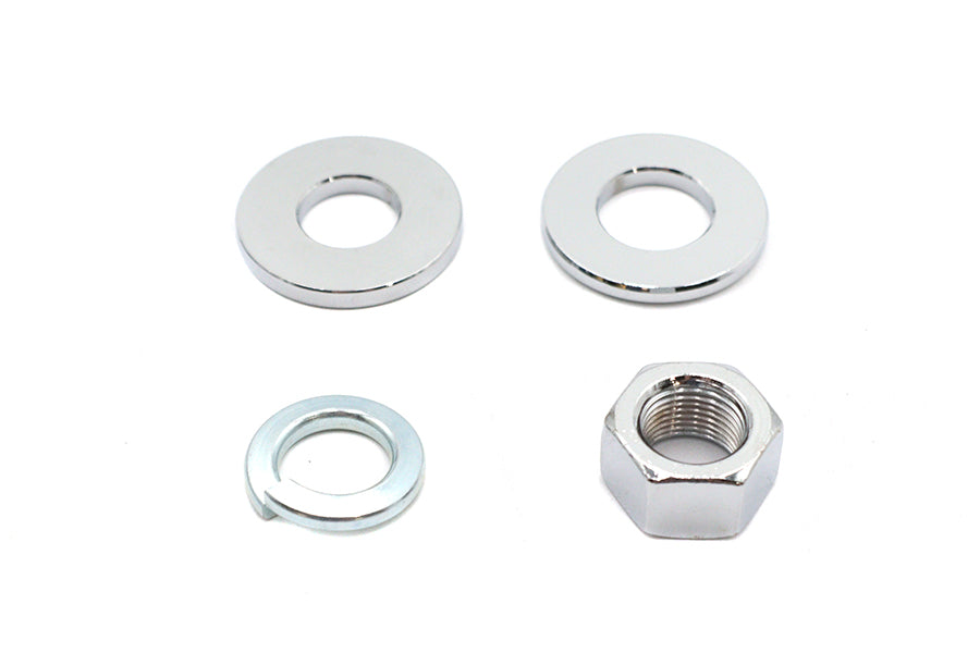 Chrome Rear Axle Nut Kit