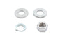 Chrome Rear Axle Nut Kit