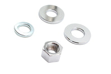 Load image into Gallery viewer, Chrome Rear Axle Nut Kit