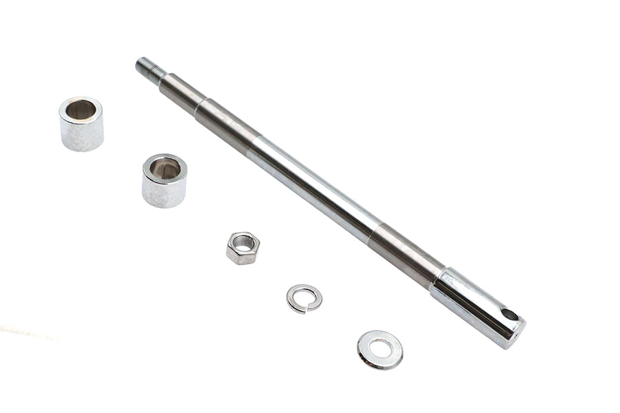 Chrome Front Axle Kit 12-15/16 inch Overall Length