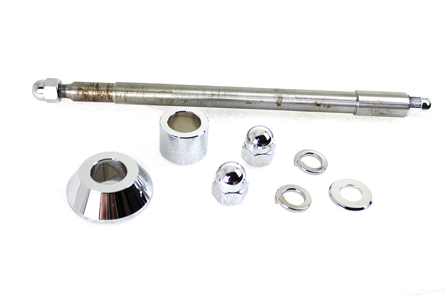 FXSTD Front Axle Kit Chrome 10-5/8 inch Length