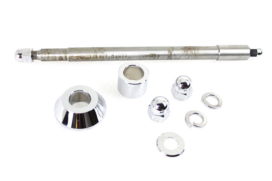 FXSTD Front Axle Kit Chrome 10-5/8 inch Length