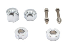 Load image into Gallery viewer, Chrome Rear Axle Adjuster and Nut Kit