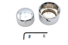 Load image into Gallery viewer, Chrome Rear Axle Nut Cover Set