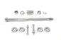 Chrome Rear Axle Kit