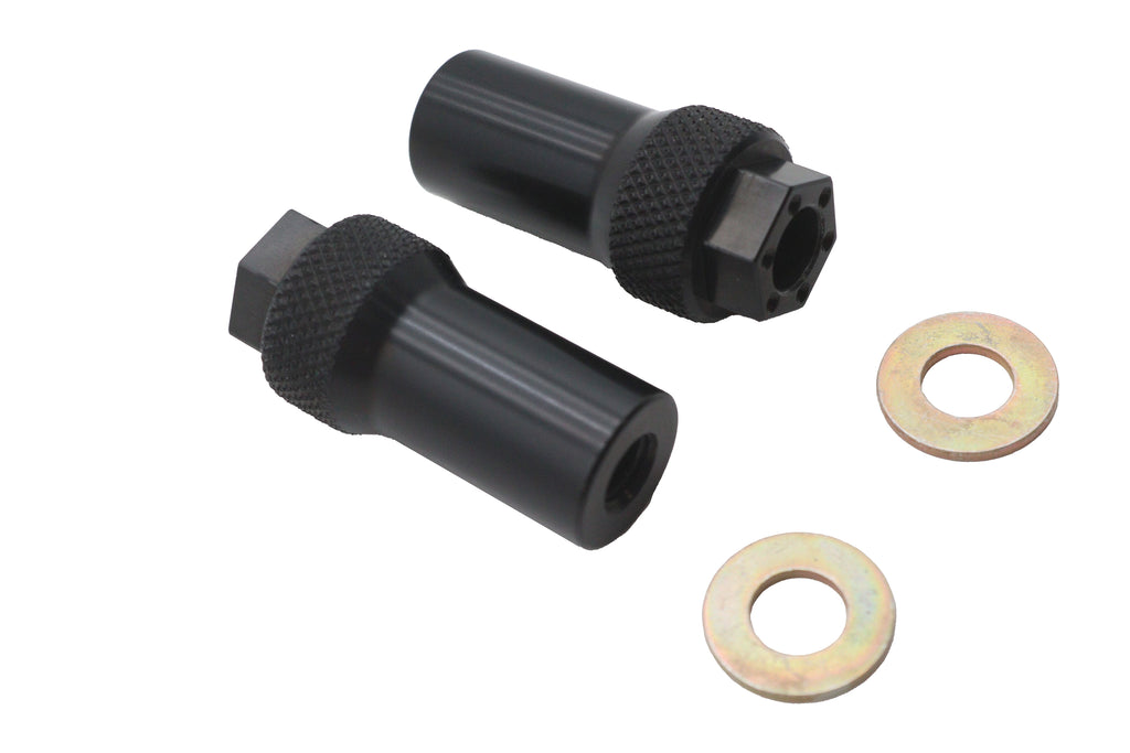 Axle Adjuster Set Black Anodized Aluminum