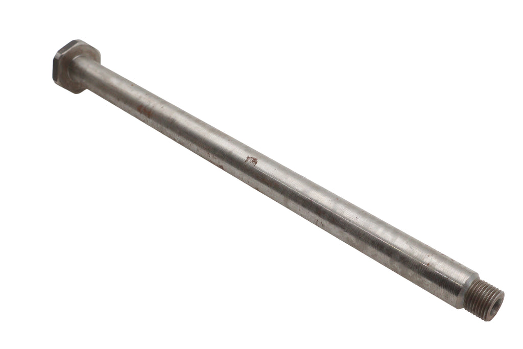 Stainless steel Ultima ULTIMA Old Style Rear Axle for wheel and tire, featuring a durable, polished metal finish.