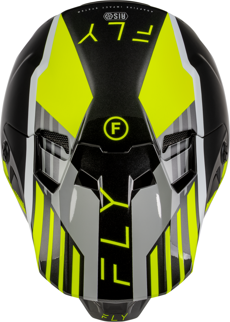 Youth Formula Cc Strike Helmet Grey/Black/Hi Vis Yl