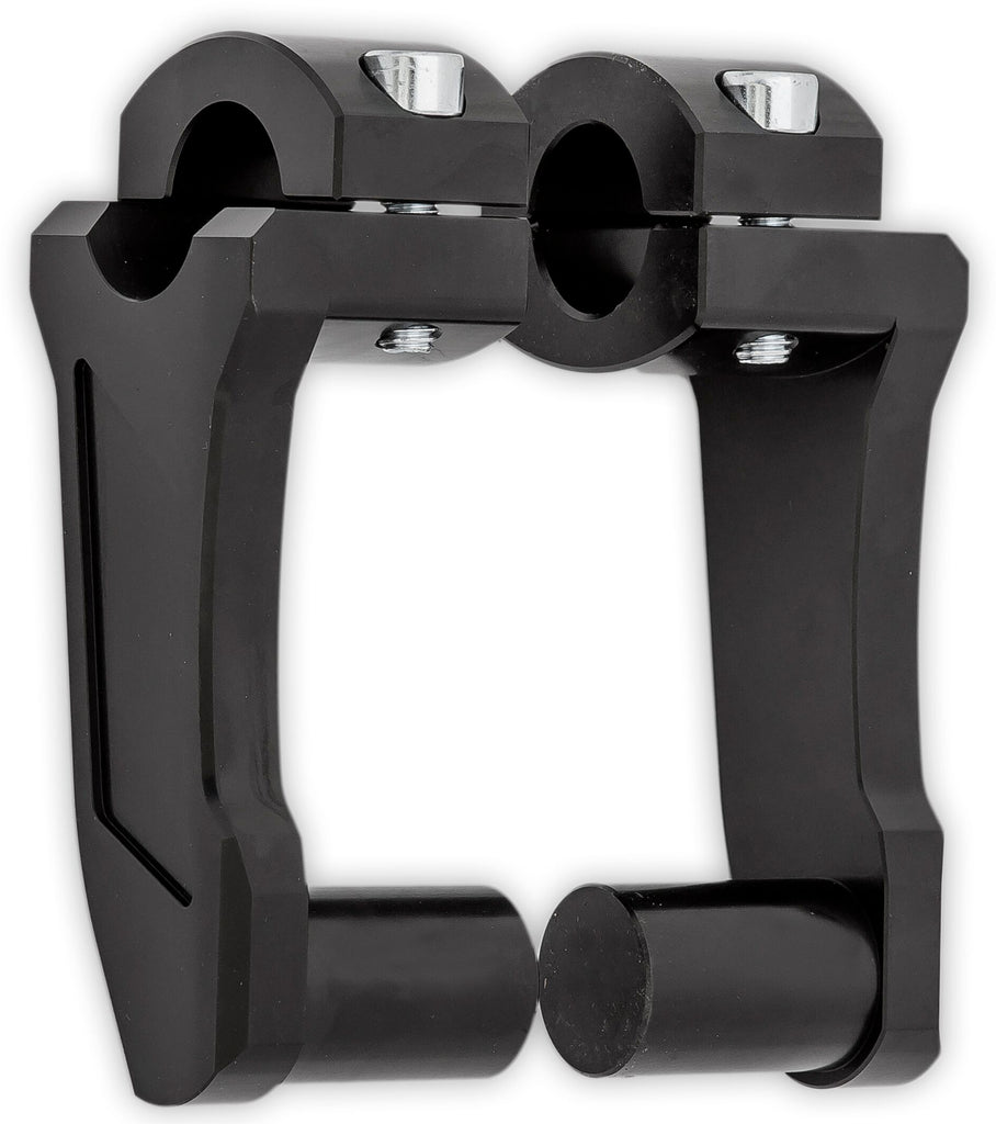 Pivoting Handlebar Riser Black 4" Rise