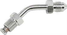 Load image into Gallery viewer, Jic To  3 Tube Adapter 45 Degree Chrome 3/8"