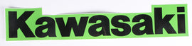 Sheet of 24-inch Kawasaki decals and graphics from D-COR, featuring various stickers and designs for vehicle customization.