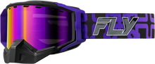 Load image into Gallery viewer, Zone Snow Purple/Black W/Purple Mirror/Amber Lens