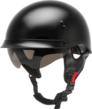 Load image into Gallery viewer, Hh 65 Half Helmet Full Dressed Black 2x