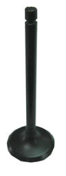 NAMURA engine exhaust valve showing metallic finish and detailed valve stem, designed for engine performance and durability.