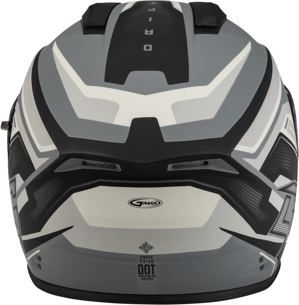 Ff 18 Drift Helmet Matte Grey/Silver/Black Xl