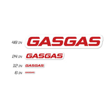 Load image into Gallery viewer, 12" Gasgas Decal 8 Mil