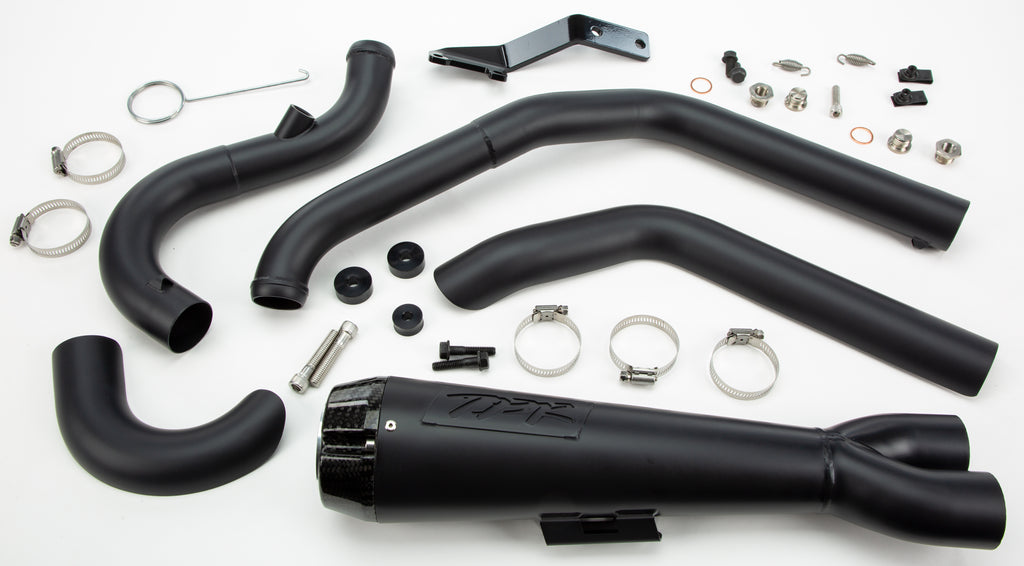 Comp S 2 1 Softail Black W/Cf Endcap