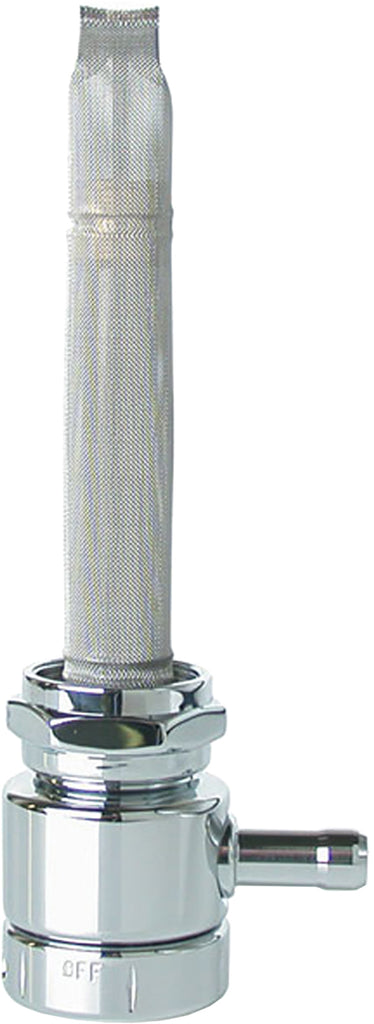 Power Flo Petcock Chrome 22mm Res Knob Cntrl