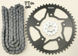 VORTEX Sprocket/Chain Kit Stl/Stl 15/50t Sil Sx3 520-116l Blk 3-CK6321