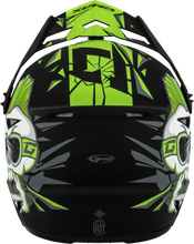 Load image into Gallery viewer, Youth Mx 46y Unstable Helmet Matte Black/Green Yl