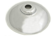 Load image into Gallery viewer, V-TWIN chrome front hubcap for wheel and tire, featuring a shiny, reflective finish and detailed design for motorcycle wheels.